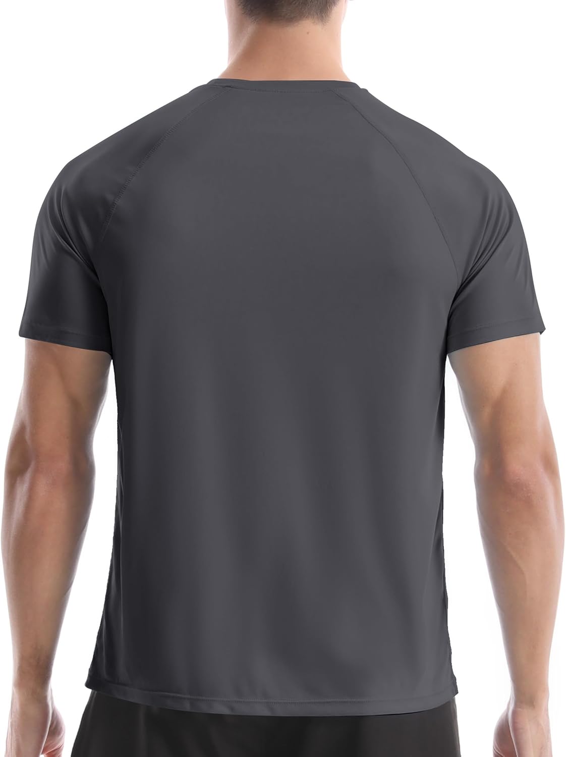Detalle de Roadbox Herren Kurzarm Rashguard mit UV-Schutz UPF 50+ – Schnelltrocknend, atmungsaktiv und vielseitig