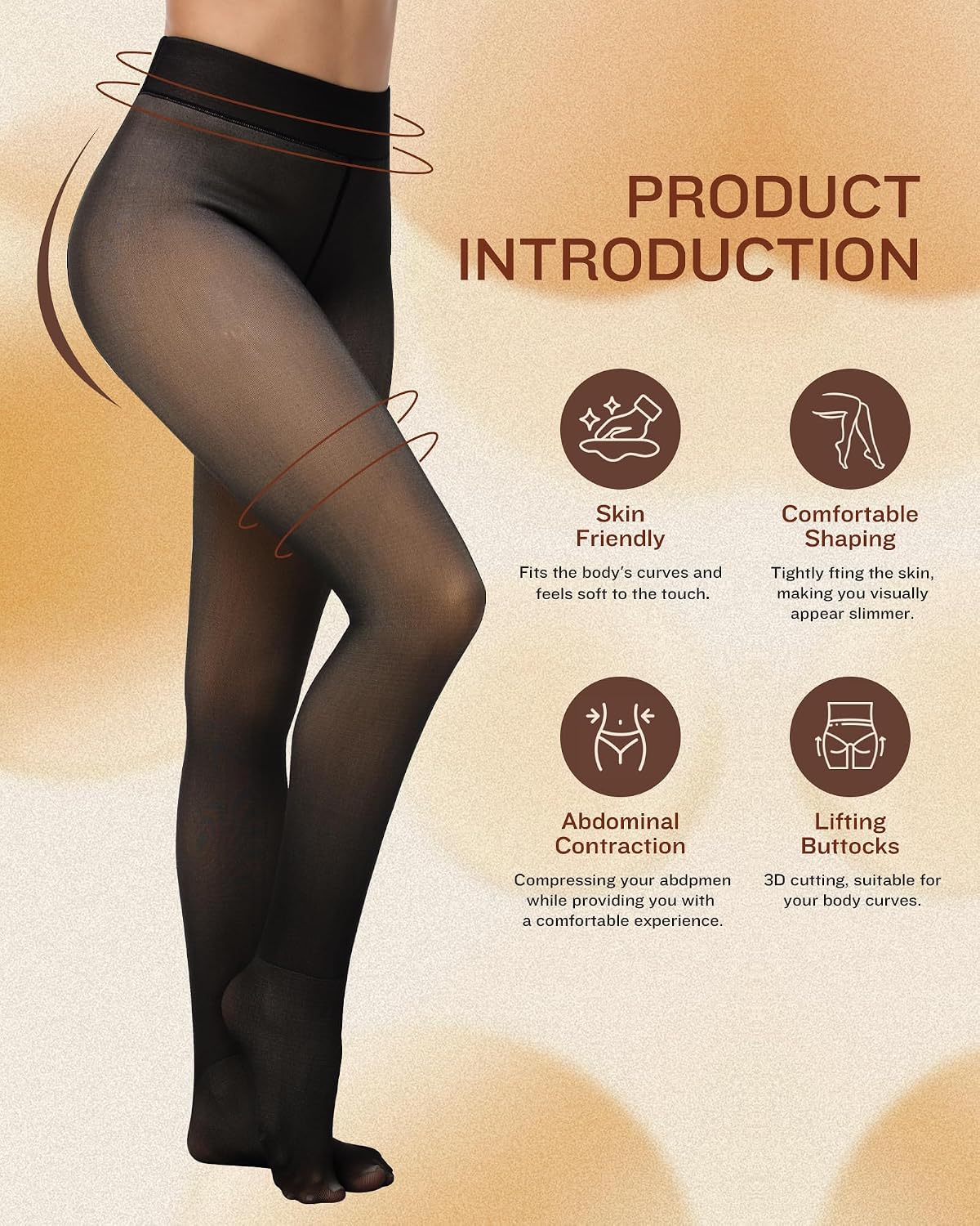 Detalle de CHRLEISURE Fleece Lined Tights