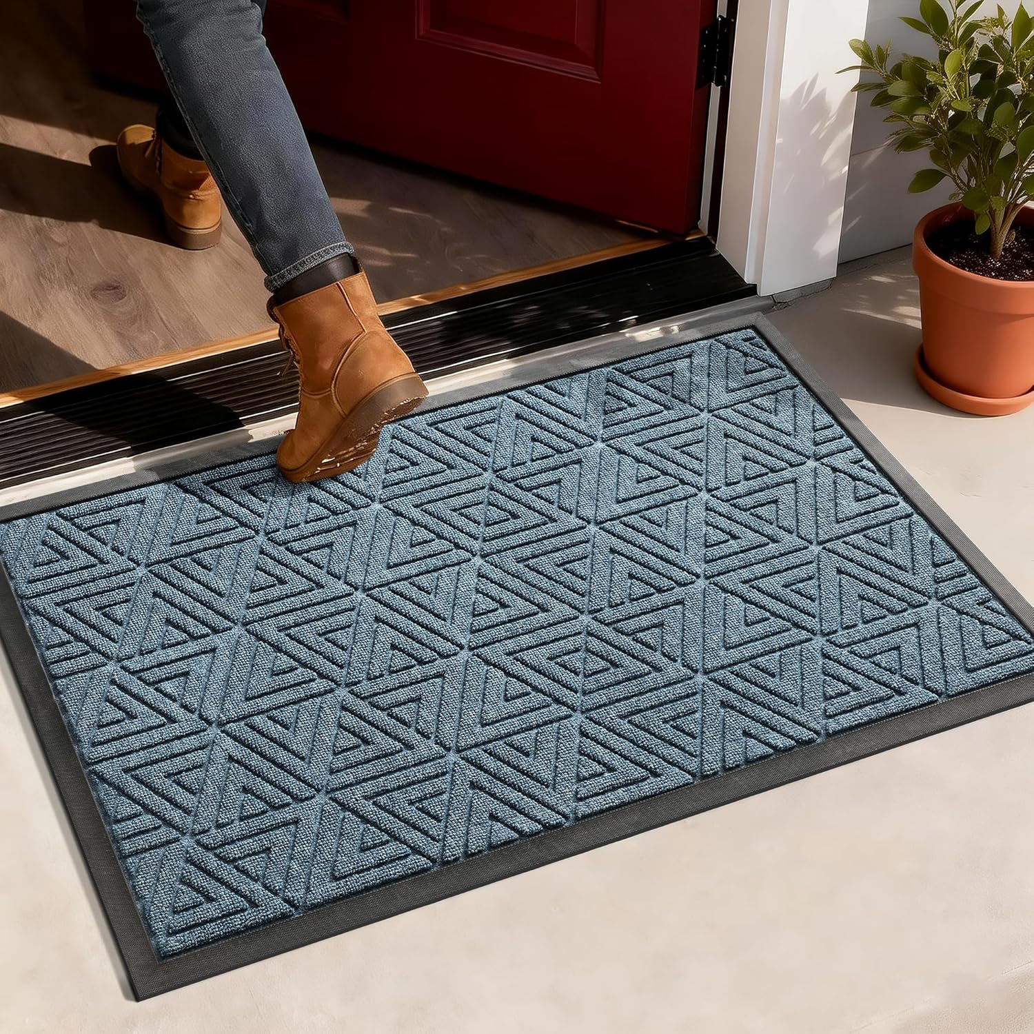 Yimobra Outdoor Mat 29.5x17 Waterproof Welcome Mat 🏠