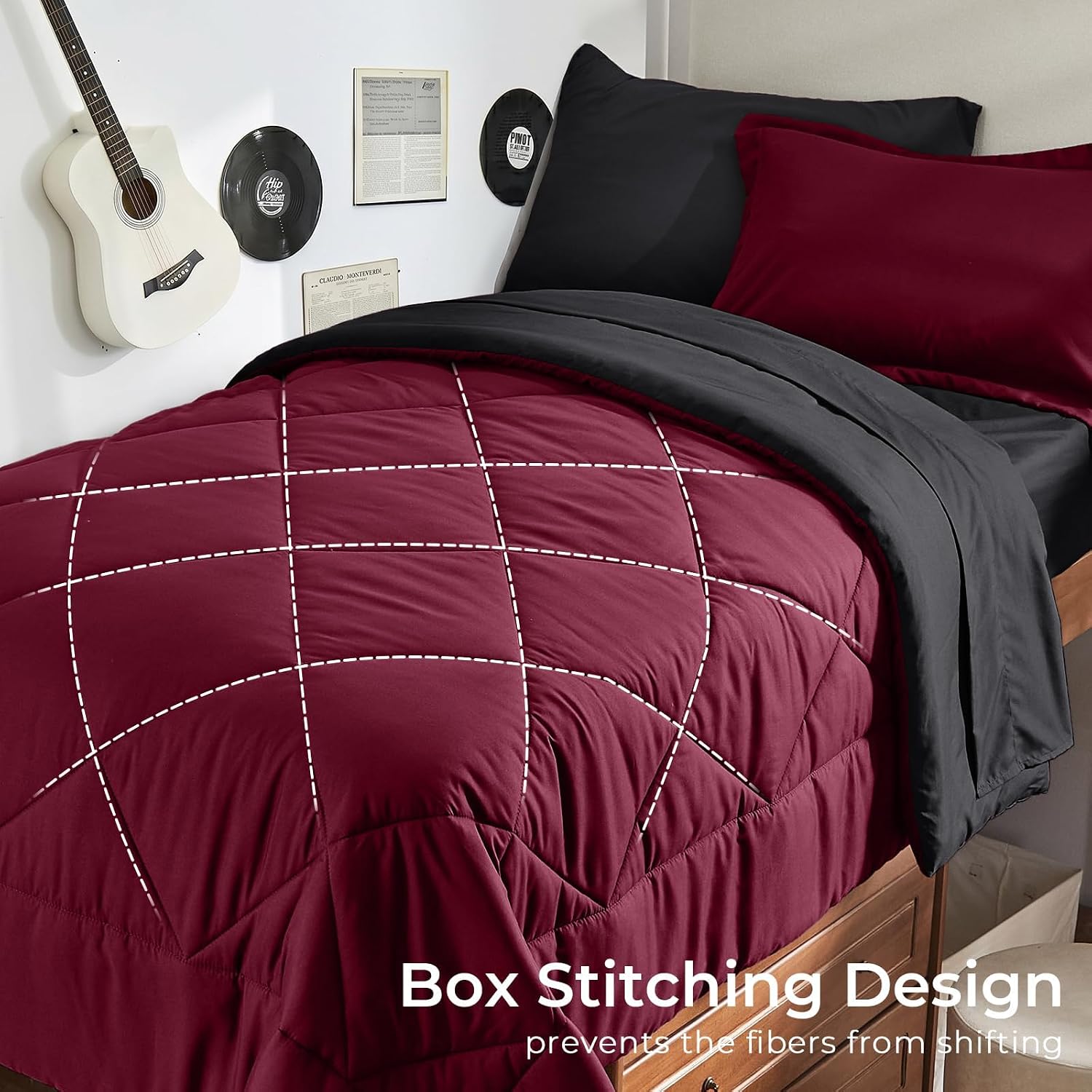 Thumbnail 2 de HEVUMYI Twin XL Comforter Set