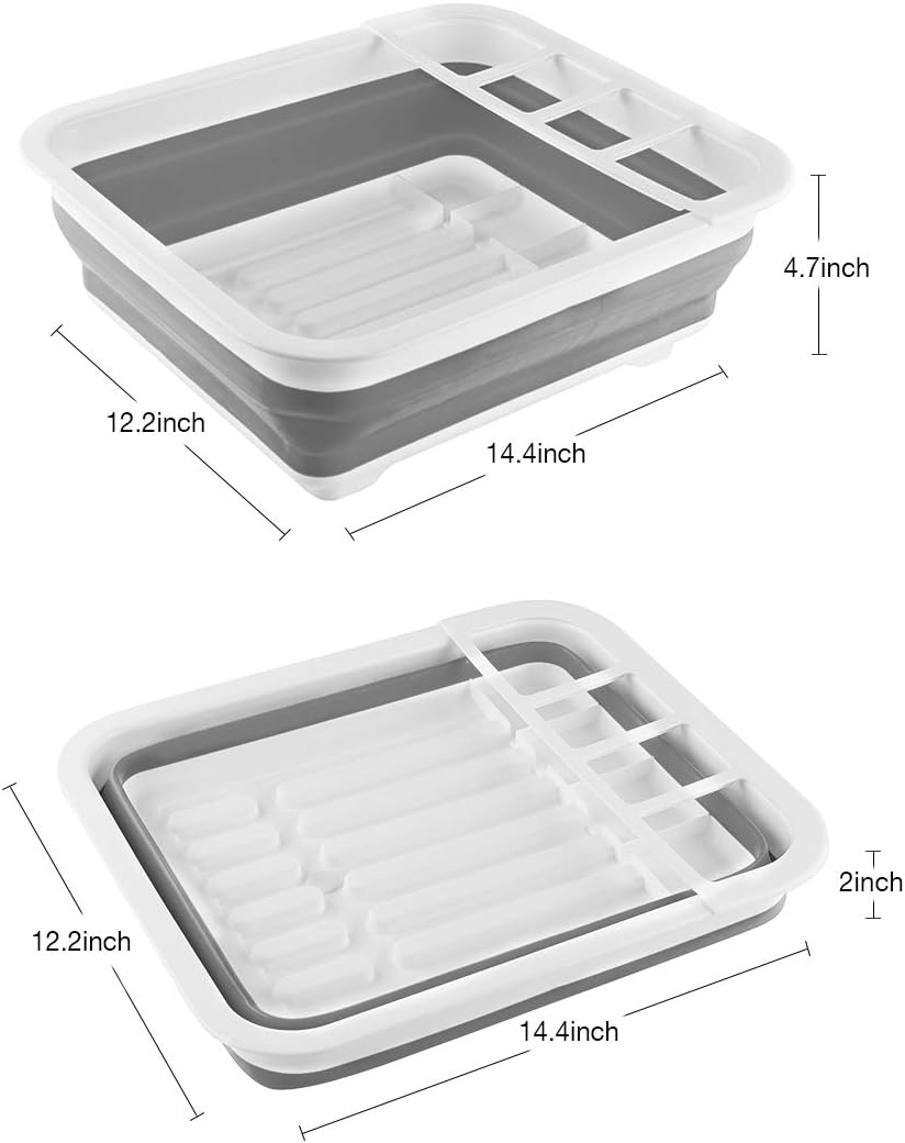 Thumbnail 2 de THANSTAR Collapsible Dish Drying Rack