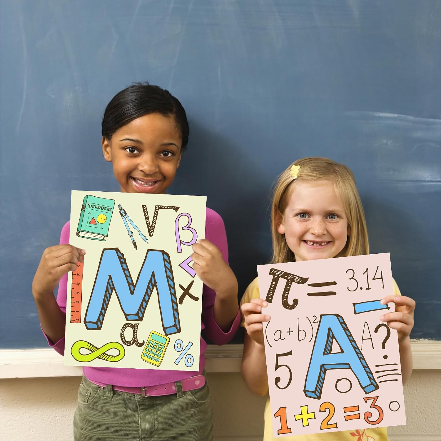 Thumbnail 2 de Math Learning Posters, Cardstock