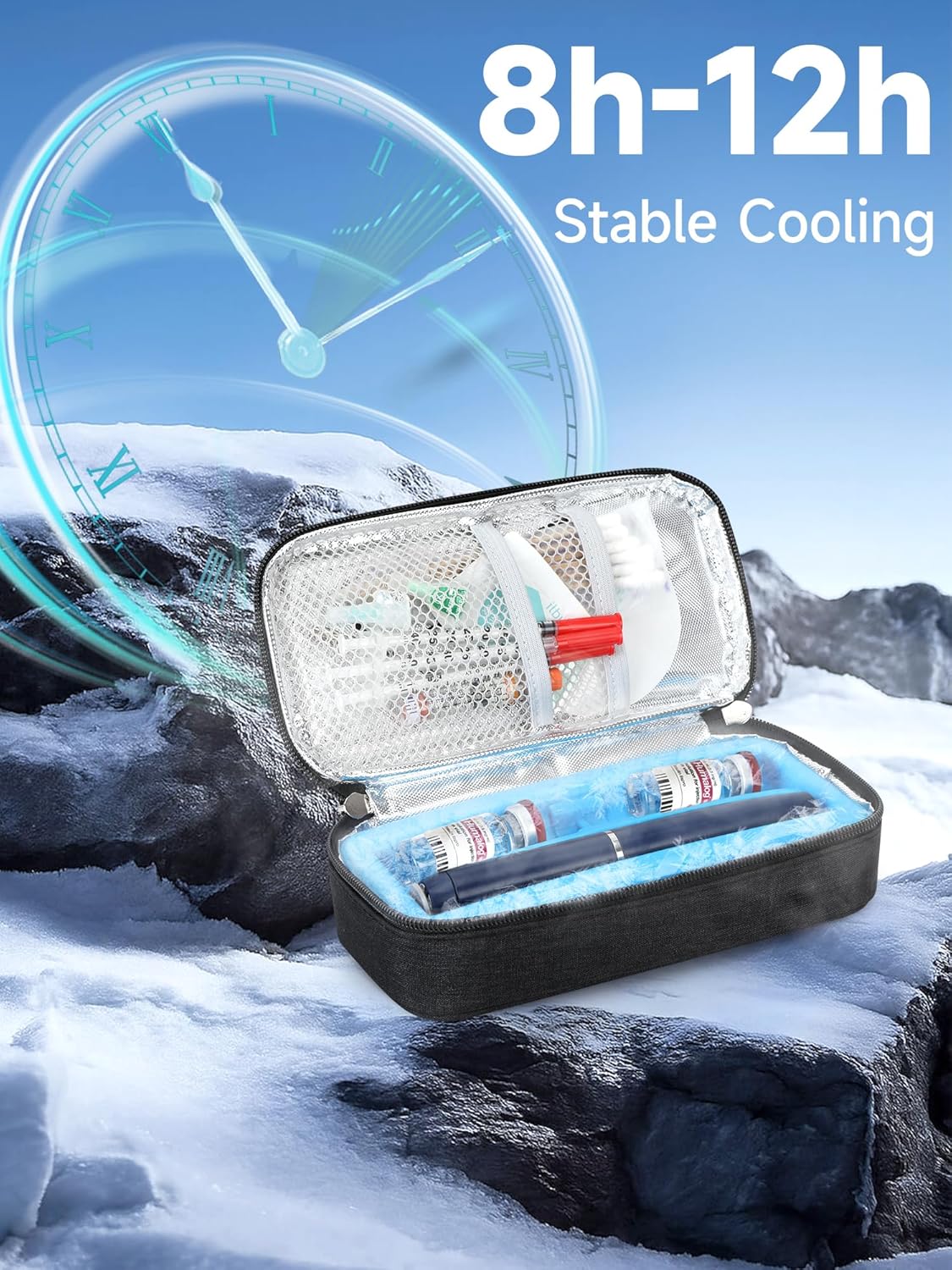 Thumbnail 3 de YOUSHARES Insulin & Peptide Cooler Travel Case for Pen & Vials