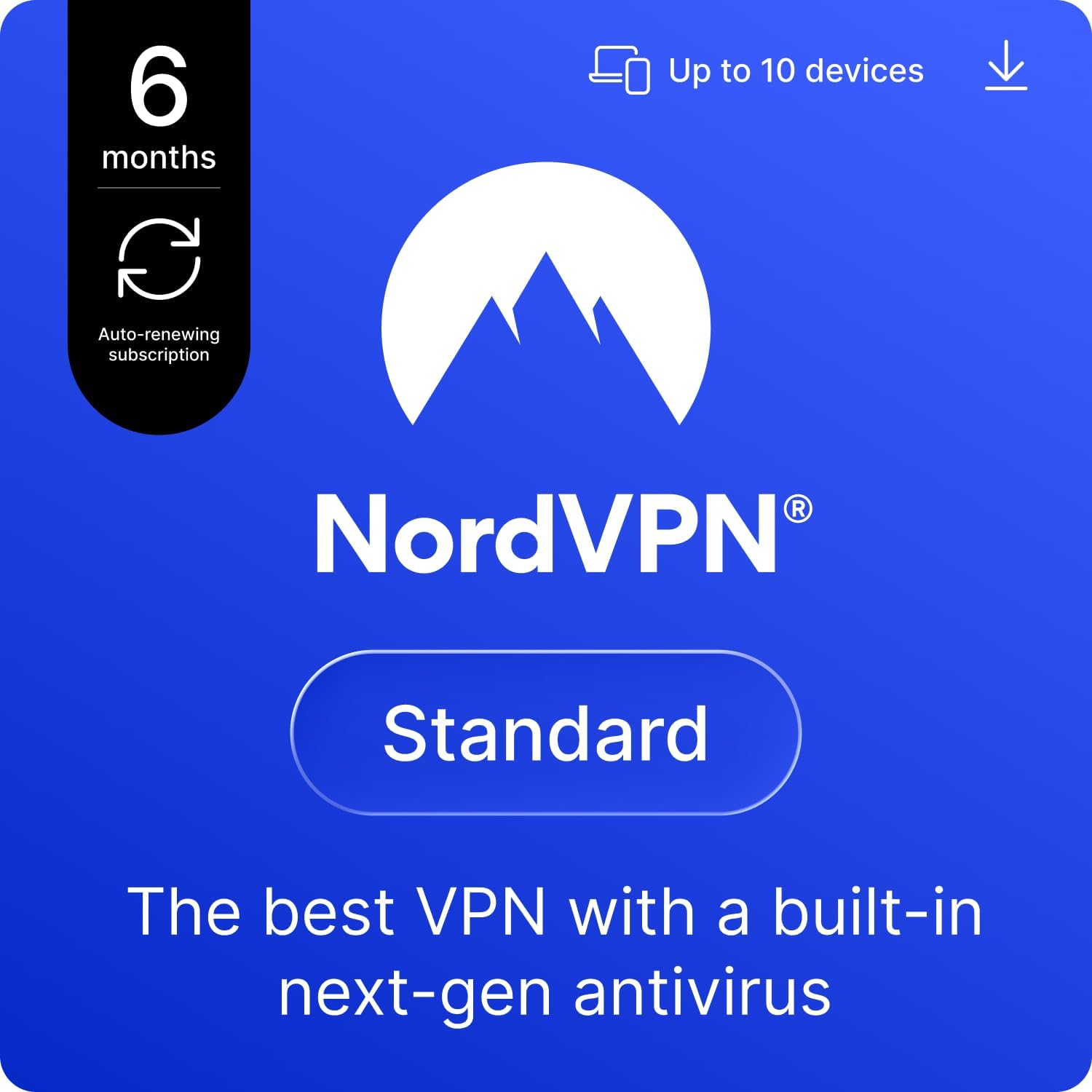Detalle de NordVPN Standard, 10 Devices, 1-Year – VPN & Cybersecurity (Amazon Subscription)