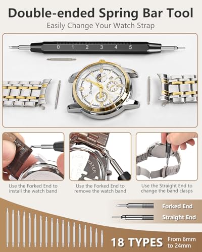 Thumbnail 4 de Bluvizo Professional Watch Repair Kit: 149pcs Watch Repair Tool Set