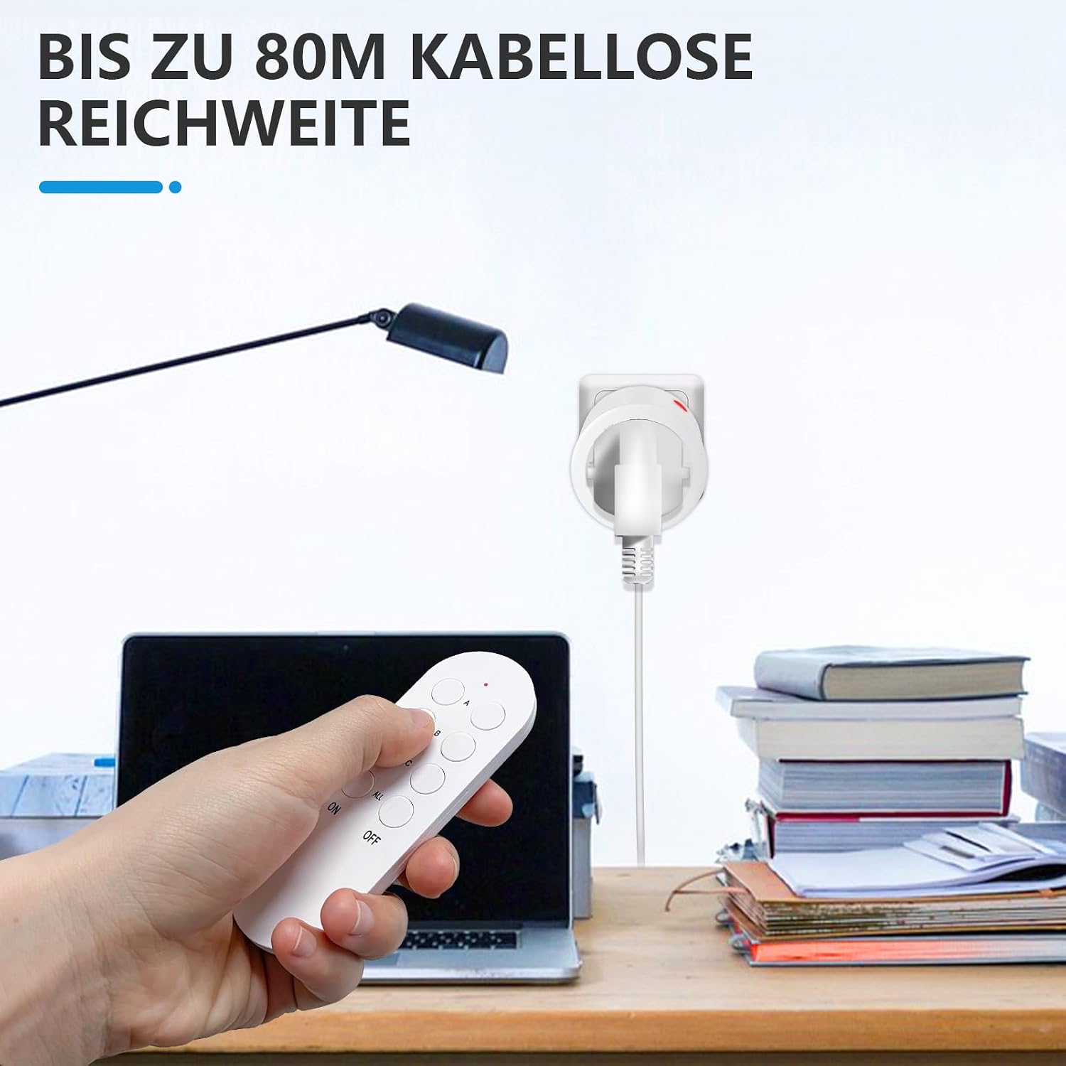 Thumbnail 3 de SURNICE Funksteckdosen mit Fernbedienung 80 m