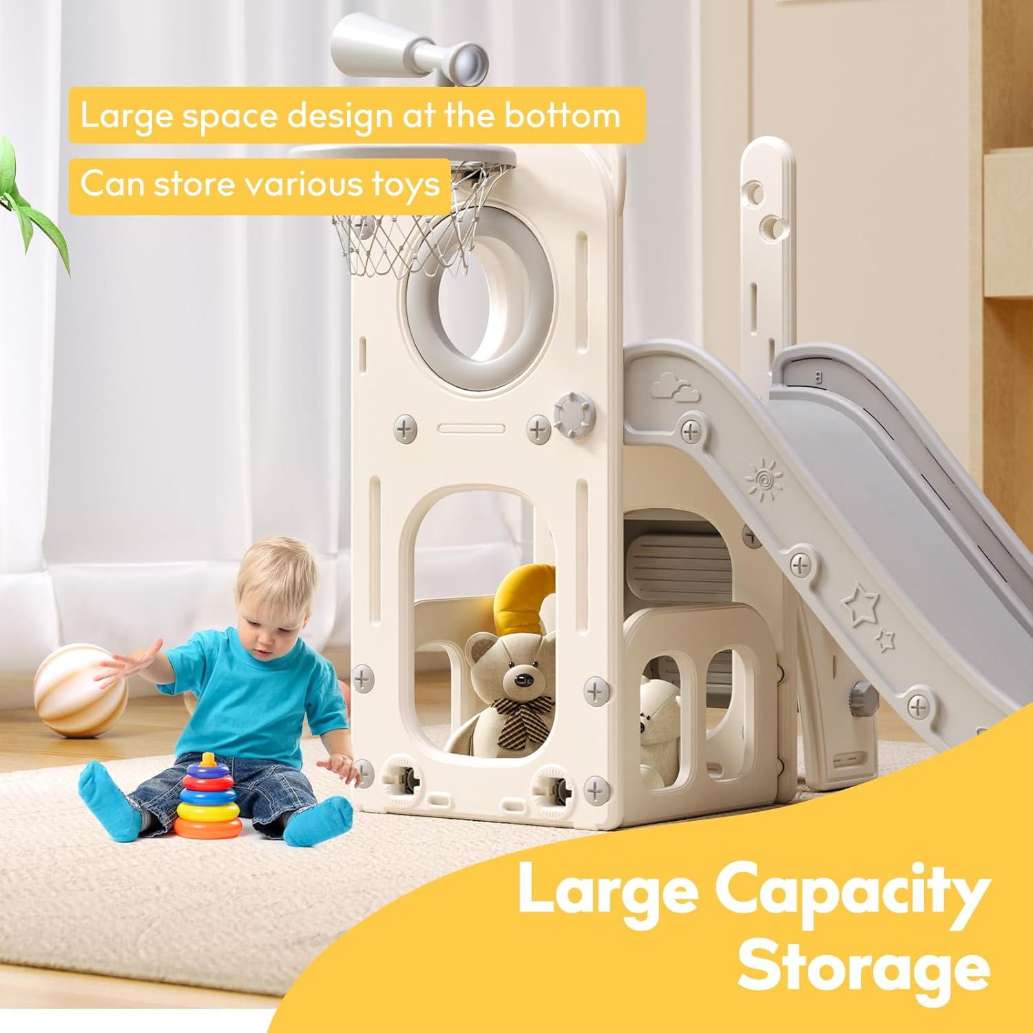 Detalle 2 de Baotree 6-in-1 Toddler Playset 🛝