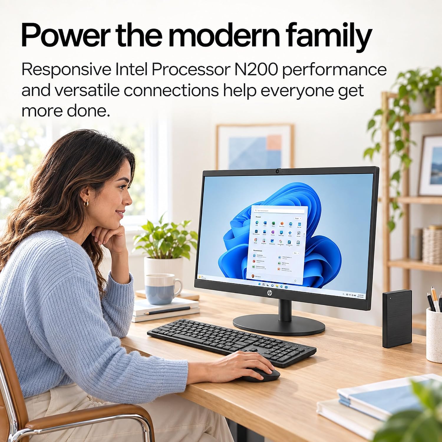 Detalle de HP All-in-One Desktop with 16GB DDR5 RAM
