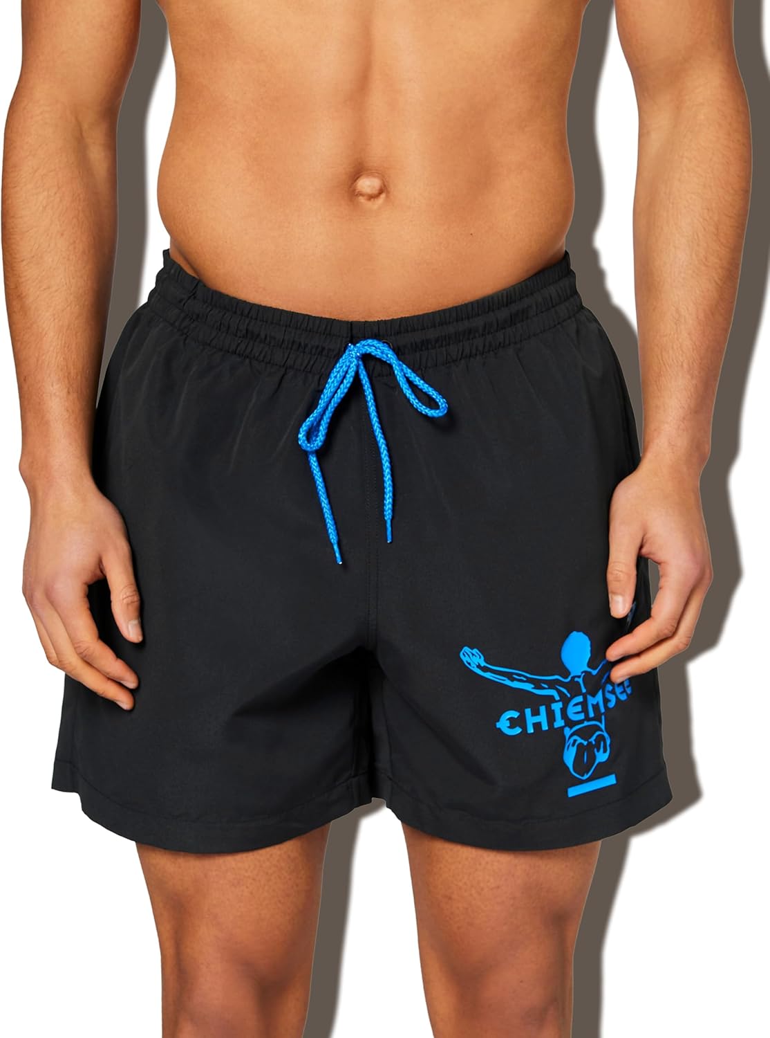 Detalle de Chiemsee Badehose Herren I Regular Fit – Schnelltrocknend, elastischer Bund, Mesh-Innenslip, 2 Taschen