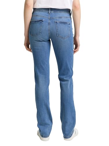 Detalle de TOM TAILOR TTALEXA Straight Jeans für Damen im Five-Pocket-Stil