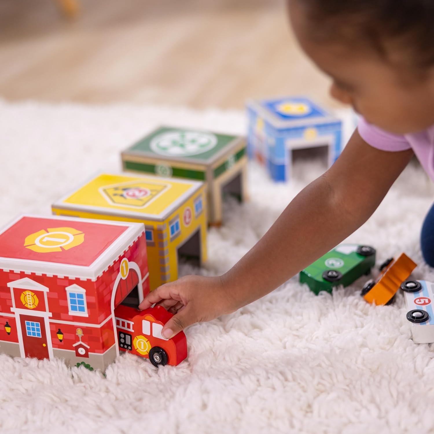 Thumbnail 5 de Melissa & Doug Juego de colocar y clasificar — Montessori 3‑5 años 🚂