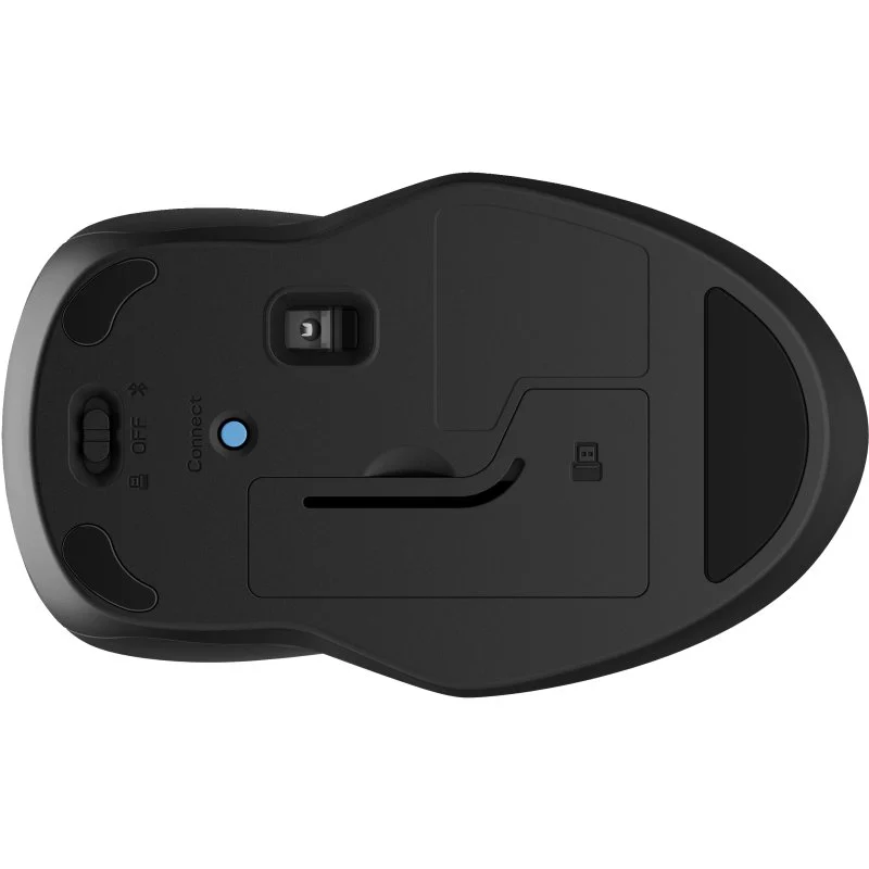 Detalle de HP 250 Ratón Dual Inalámbrico Bluetooth 1600 DPI Negro