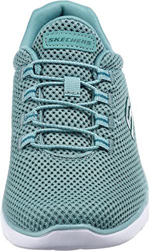 Thumbnail 3 de Skechers Mujer Summits 12985 Sage Mesh/White Trim – Zapatillas con diseño sin cordones