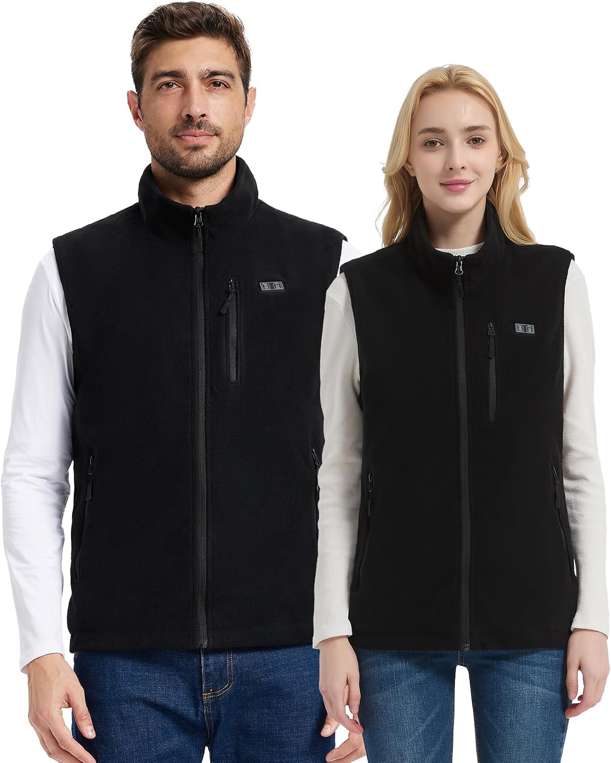 Detalle 2 de Heated Fleece Vest with 11 Heating Zones