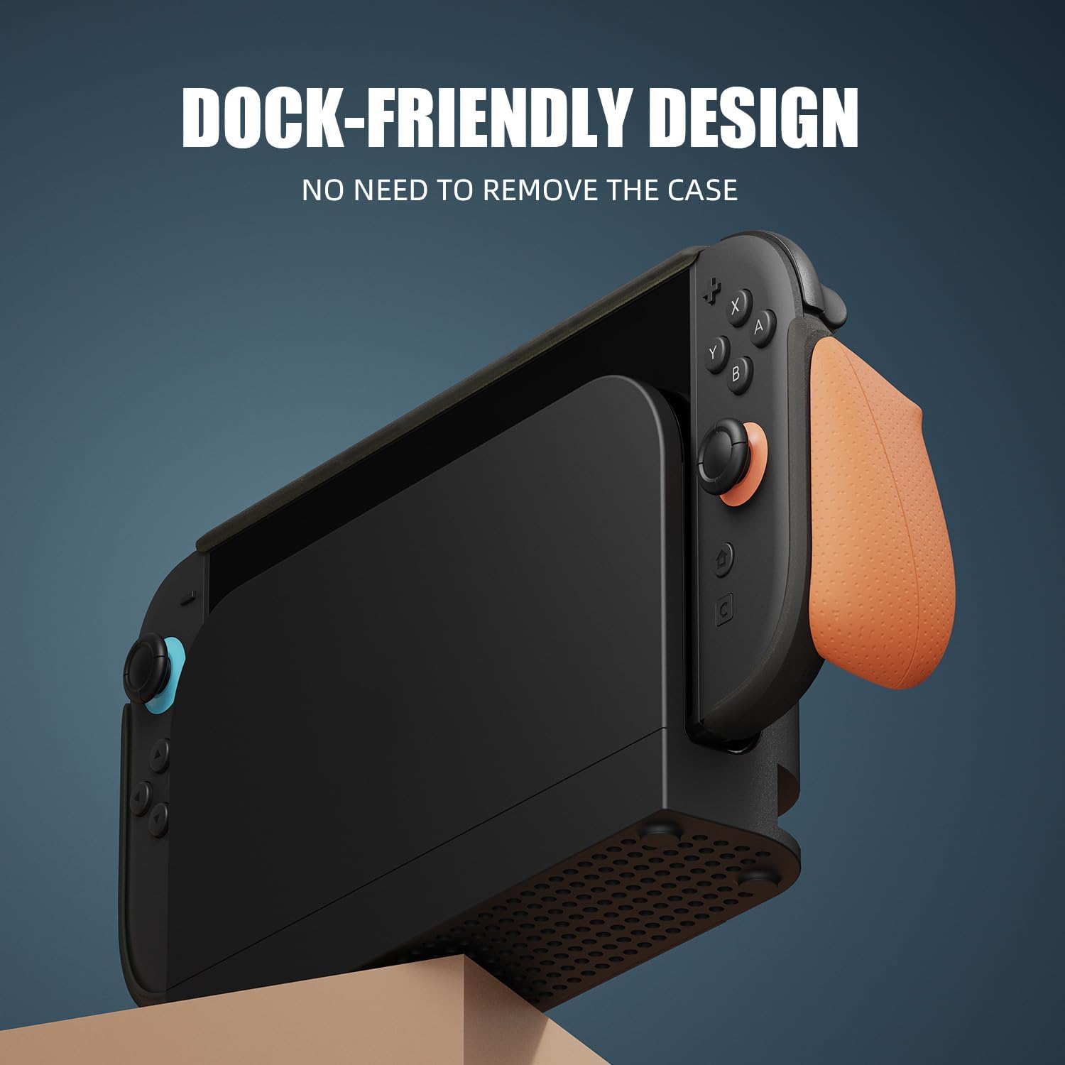 Detalle de Savage Raven GripCase Bundle for Nintendo Switch 2 – Dockable Soft Protective Case with Replaceable Grips and Maxcarry Case