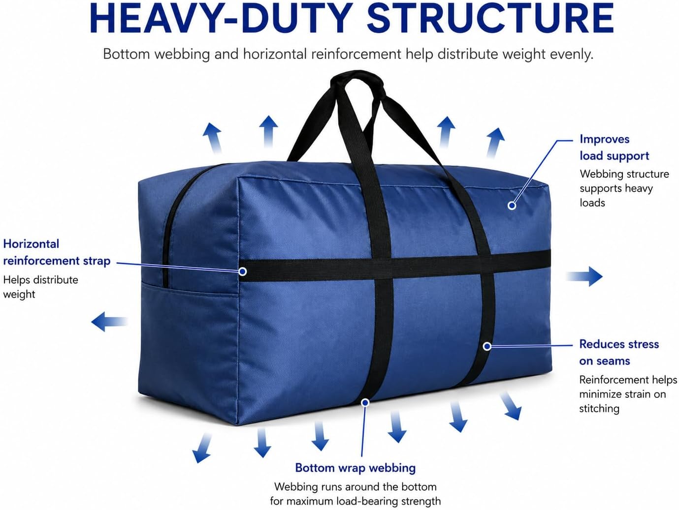 Thumbnail 3 de HaoHakka Extra Large Duffle Bag for Travel (100L)