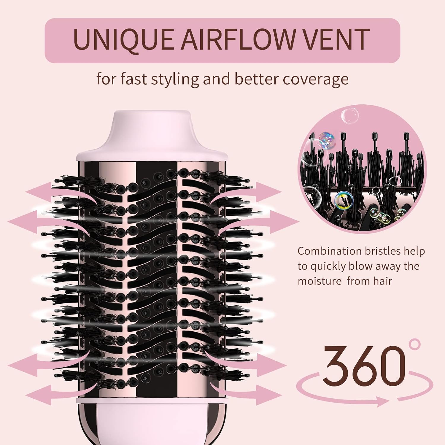 Detalle de Umeely Hair Dryer Brush 4-in-1
