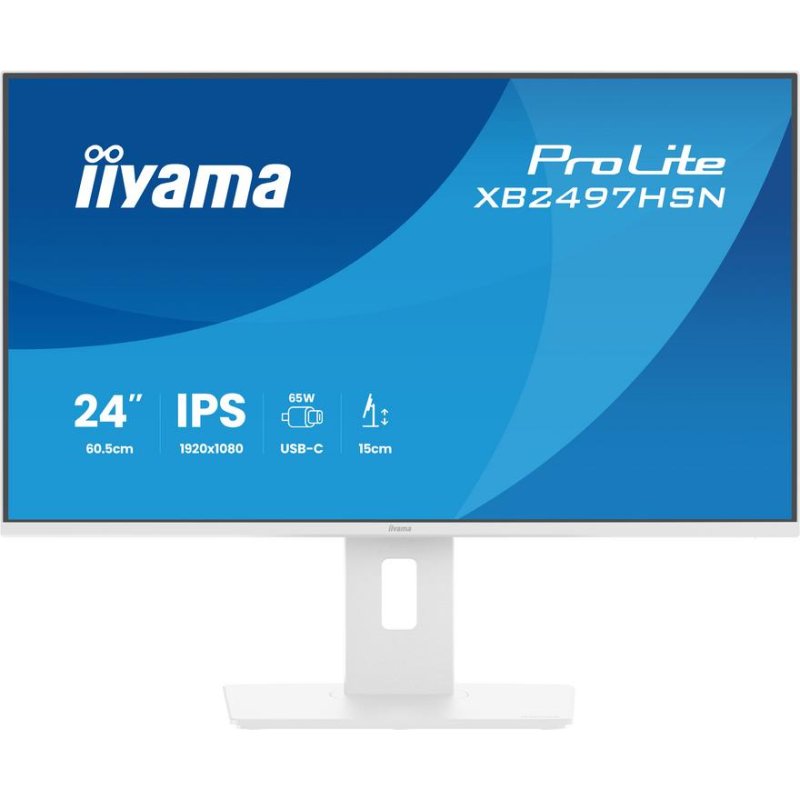 Detalle de Monitor iiyama ProLite XB2497HSN-W1 23,8" IPS 100 Hz USB-C – Ergonomía y color precisos