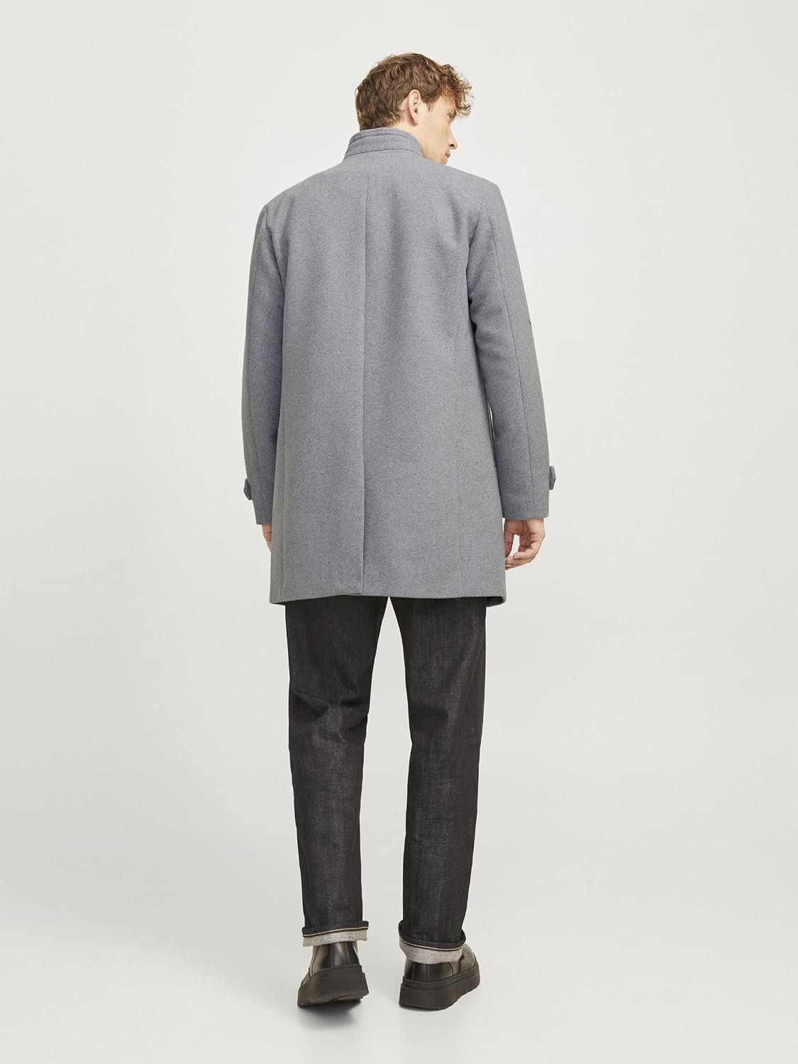 Detalle de Jjemelton Wool Coat abrigo lana 55% poliéster 40% lana