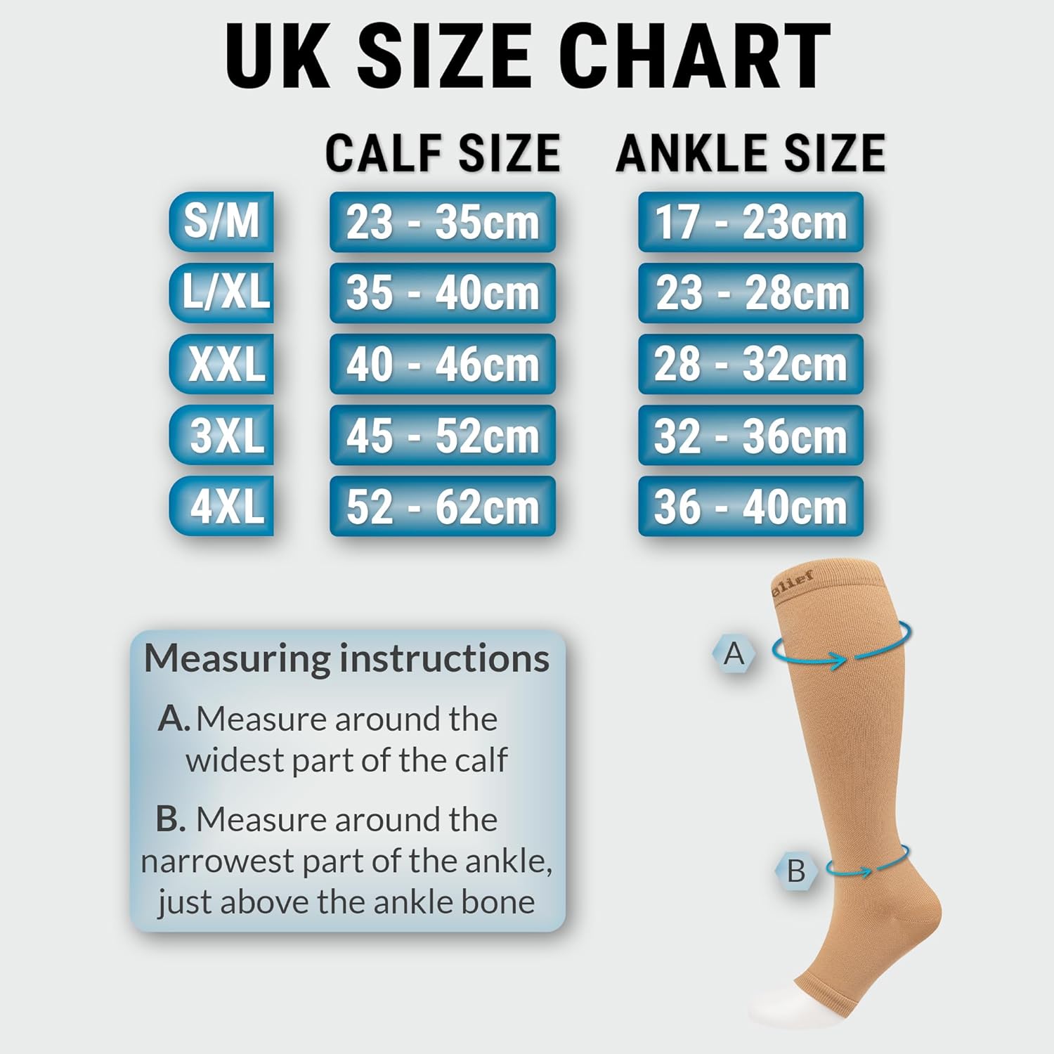 Thumbnail 2 de 360 Relief compression socks 15–20 mmHg