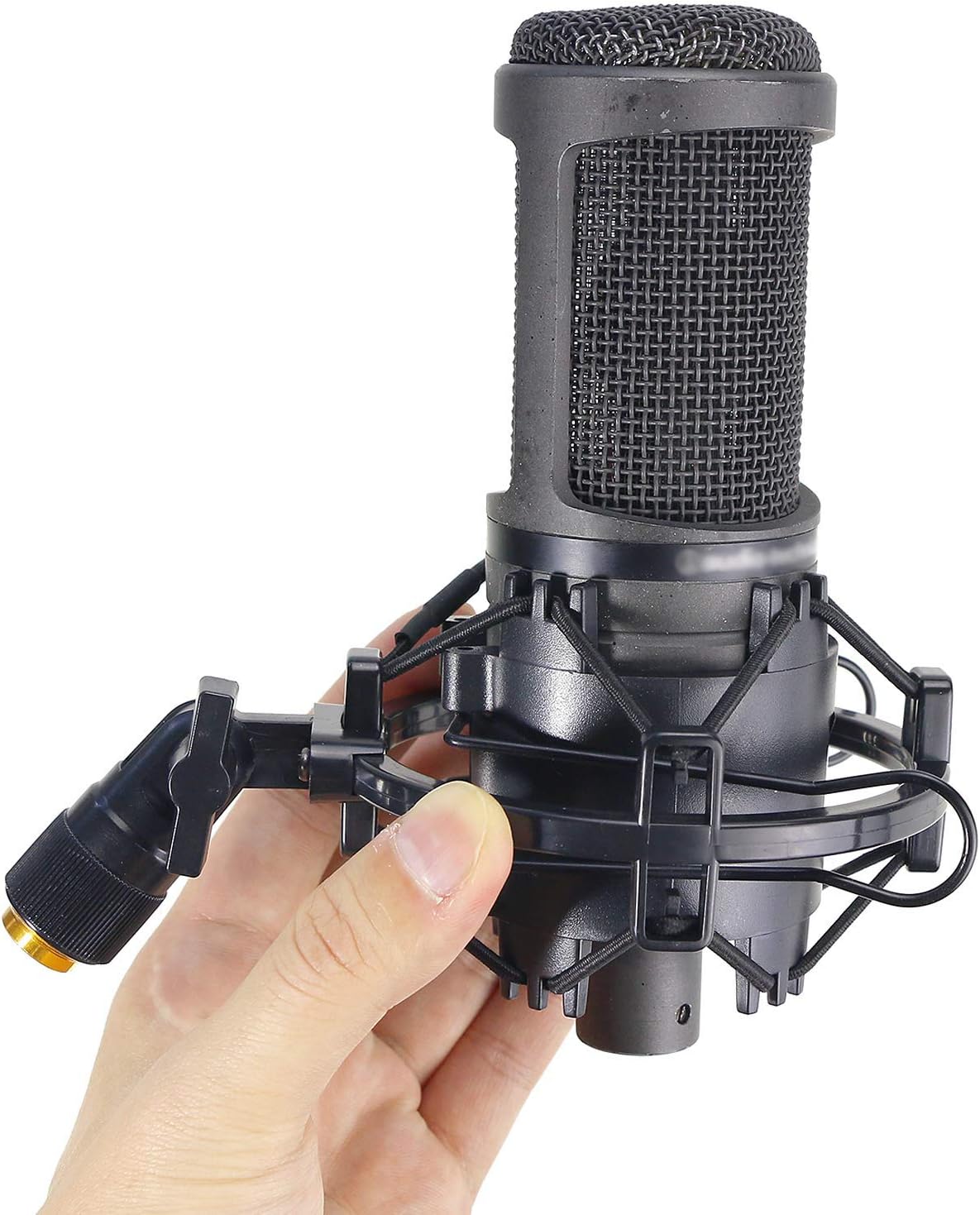 Detalle de YOUSHARES AT2020 Shock Mount for Condenser Mics, PVC Vibration Reduction