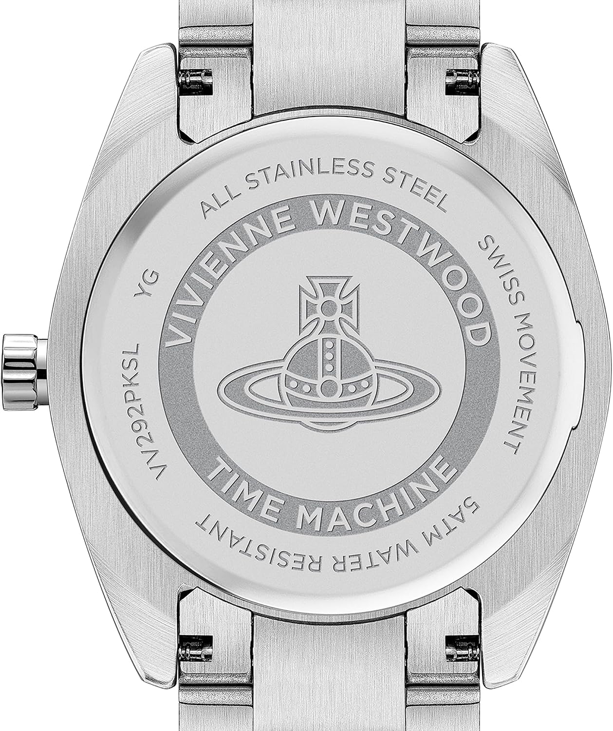 Thumbnail 2 de Vivienne Westwood Fenchurch Ladies 28mm Quartz Watch with Pink Dial and Stainless Steel Bracelet