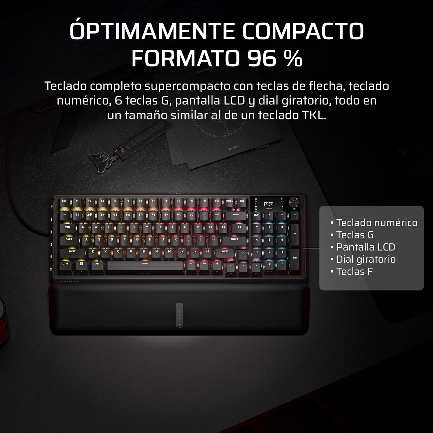 Thumbnail 4 de Corsair Vanguard Pro 96 Teclado magnético 96%