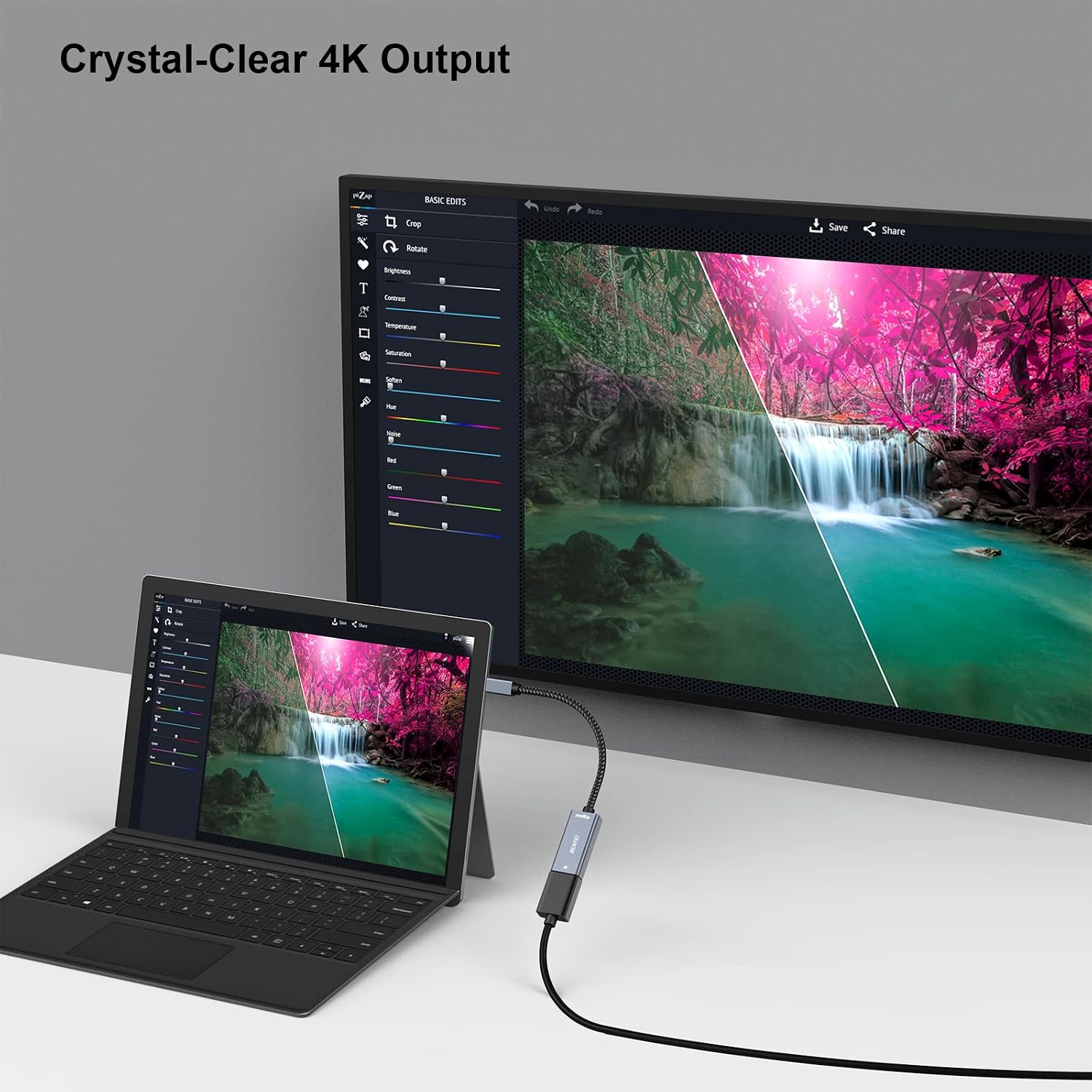 Thumbnail 6 de BENFEI Mini DisplayPort to HDMI Adapter (4K@60Hz) with Aluminium Shell