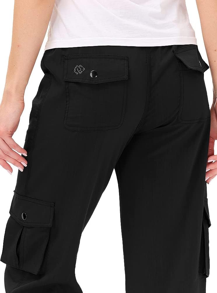 Detalle 2 de MoFiz Women’s Capri Hiking Cargo Shorts with Pockets (Dry Fit, Stretch) — Casual & Outdoor Wear