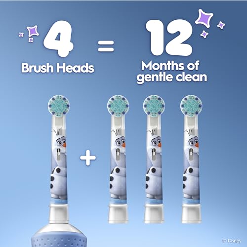 Thumbnail 6 de Oral-B Pro Kids Disney Frozen Electric Toothbrush Heads (4 Count) – Extra Soft Bristles for Ages 3+
