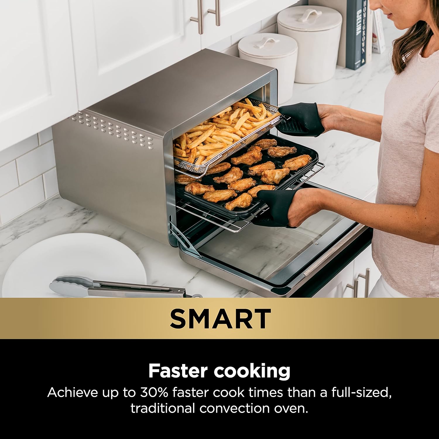 Detalle de Ninja DT251 Foodi 10-in-1 Smart XL Air Fry Oven
