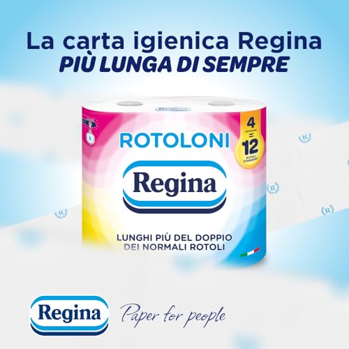 Detalle de Regina Rotoloni, 42 Maxi Rotoli di Carta Igienica a 2 Veli – 61 m per rotolo, FSC certificata