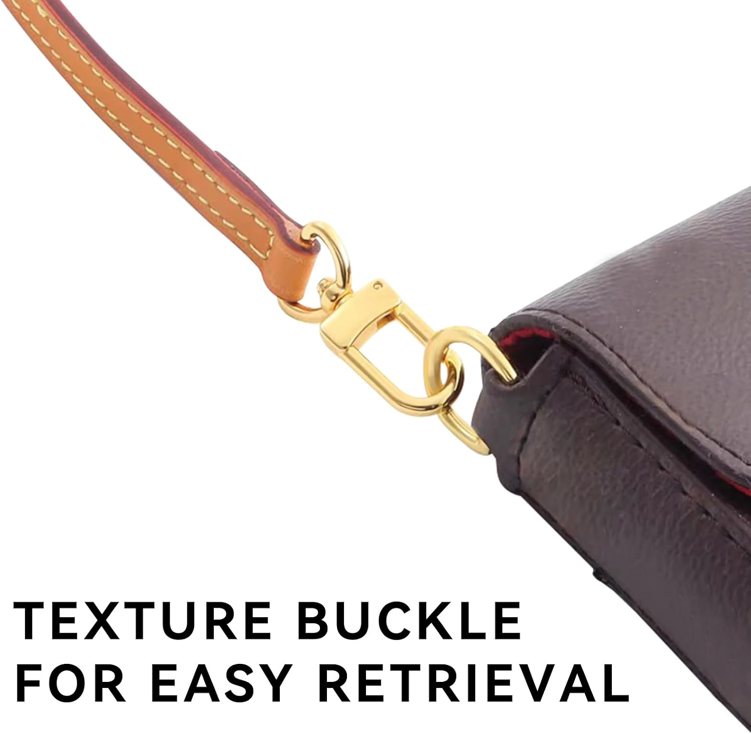Detalle 2 de Leder Schulterriemen 60 cm für Handtaschen