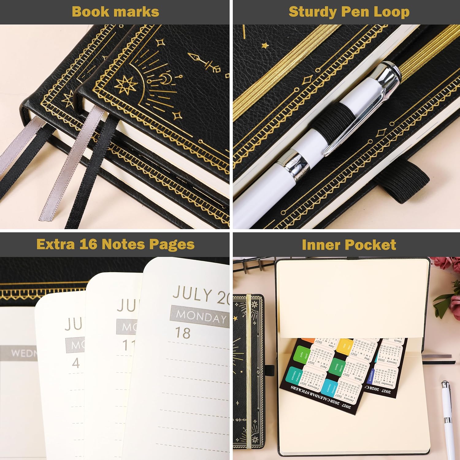 Detalle 2 de 2027 Weekly and Monthly Planner, 5.75" x 8.25