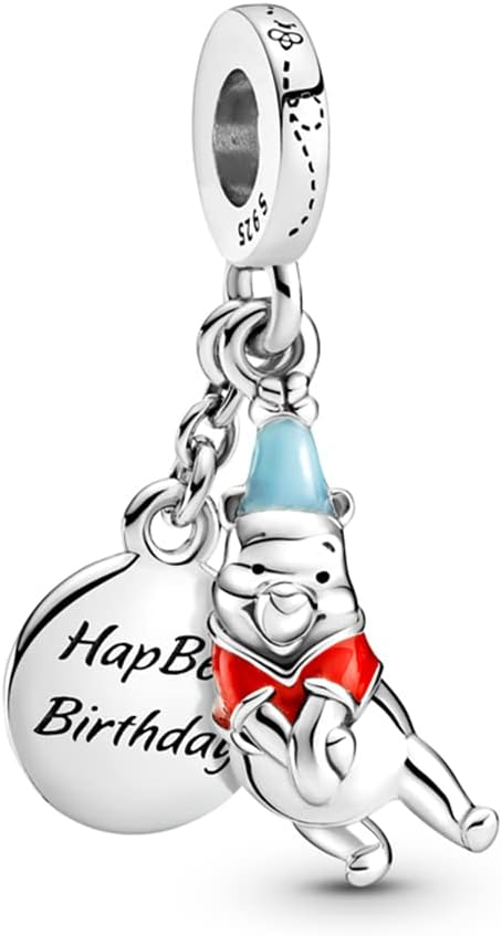 Detalle de CQWVB Charm Anhänger Damen 925 Sterling Silber – kompatibel mit Pandora & europäischen Armbändern