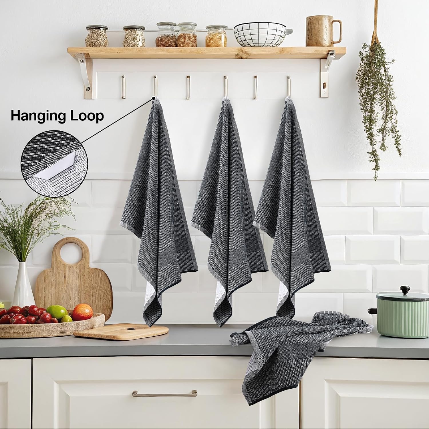 Detalle de Mordimy Premium Kitchen Towels 6 Pack