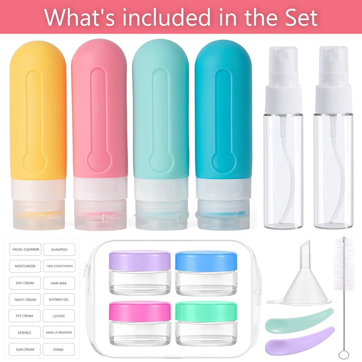 Detalle 2 de MODENGKONGJIAN Travel Bottles 3oz
