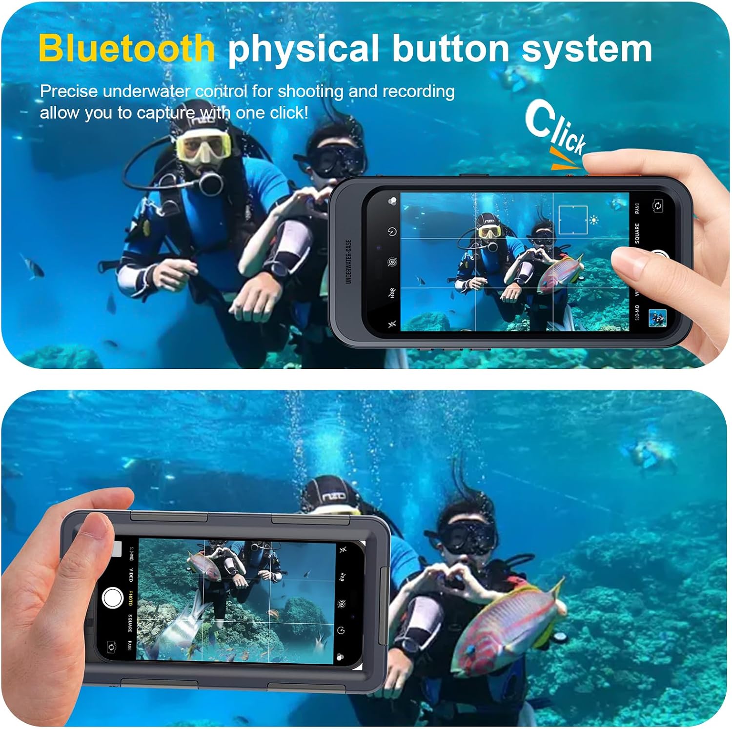 Detalle de iPhone 15 Pro Max Underwater Camera Case 6.7"