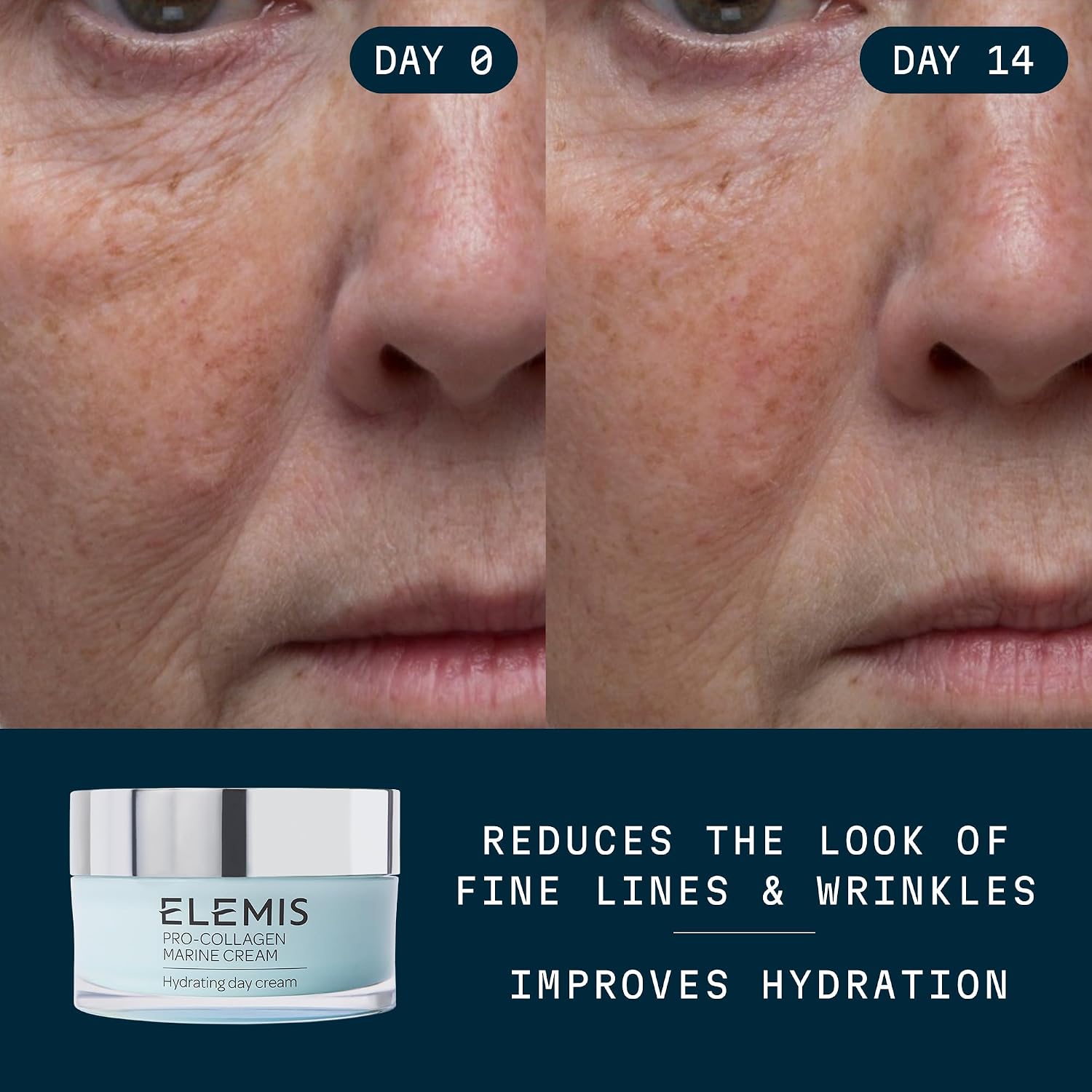 Detalle 2 de ELEMIS Pro-Collagen Marine Cream lightweight moisturizer