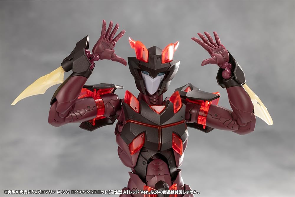 Detalle 1 de 壽屋 CX044 無限邂逅メガロマリア エクスハンドユニット【男性型A】レッドVer. プラモデル・手首8種