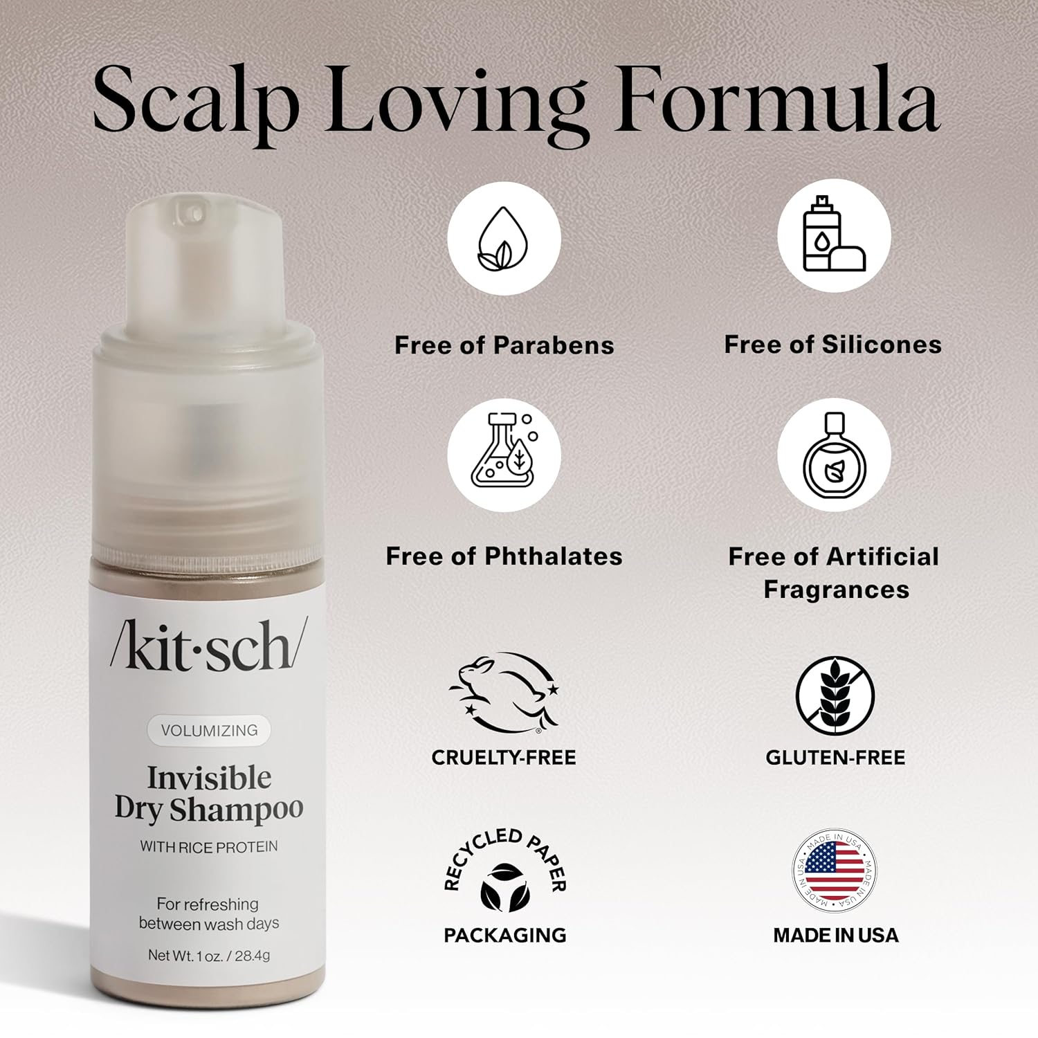 Thumbnail 6 de Kitsch Volumizing Rice Protein Dry Shampoo 1oz