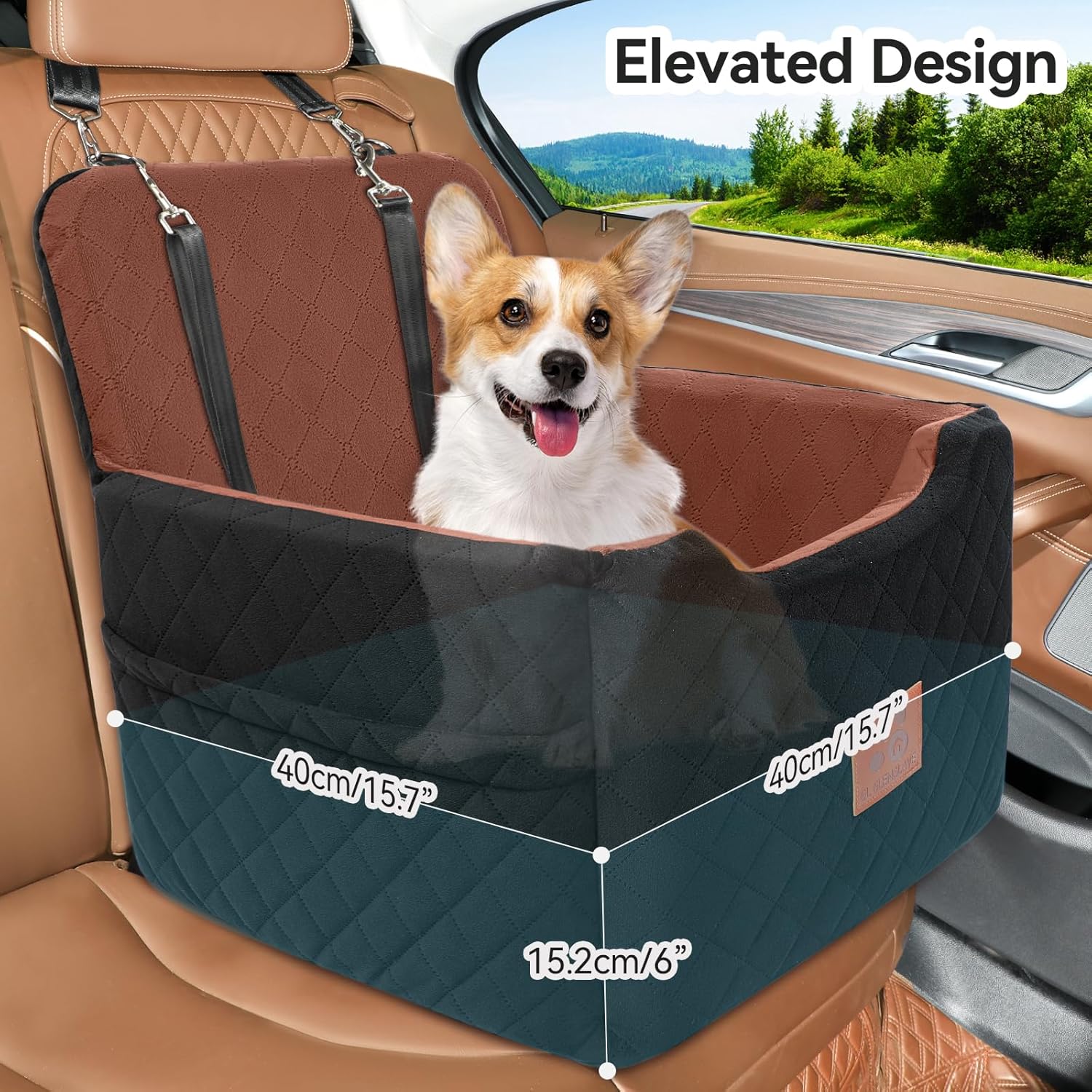 Detalle 1 de GL GLENSLAVE Autositz Hunde unter 15 kg