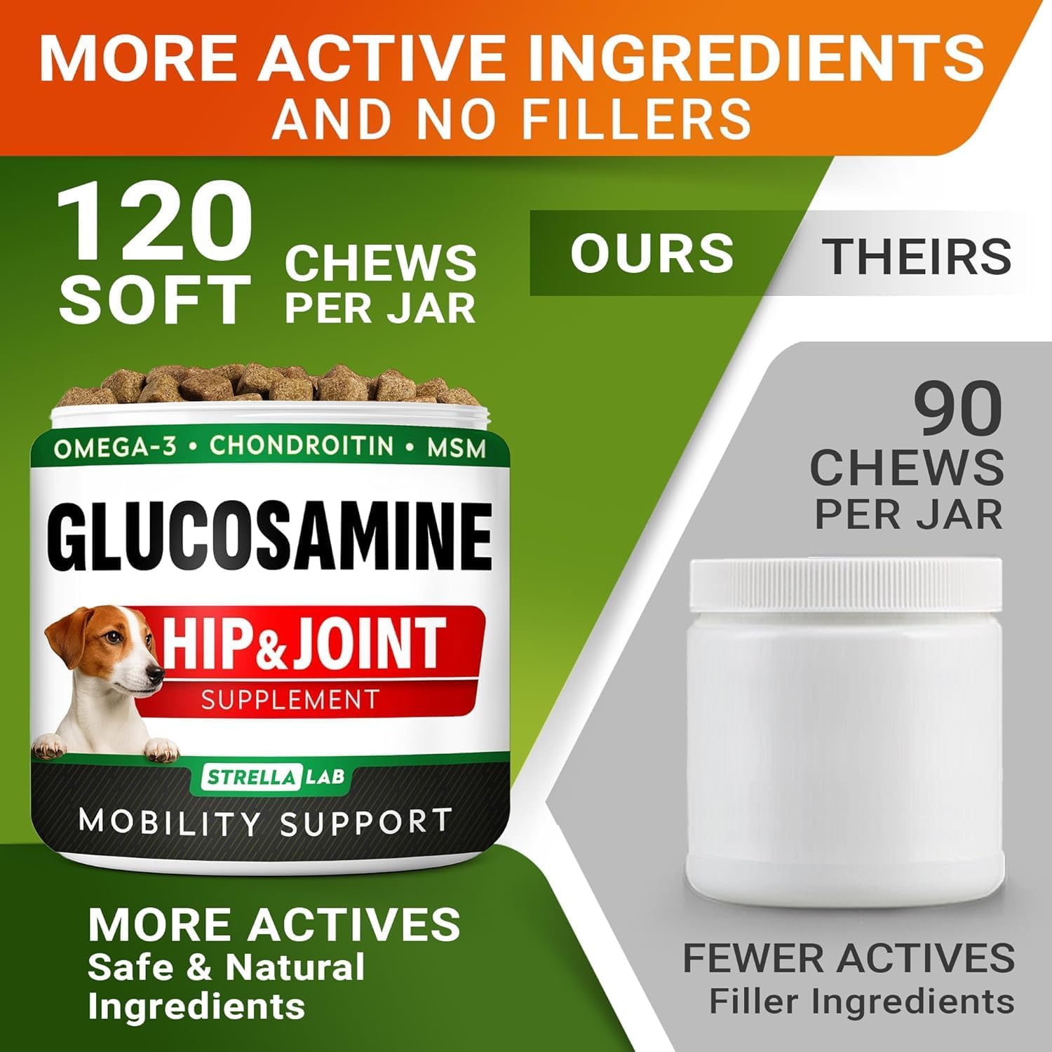 Detalle de Dog Joint Supplement Chews, 120 Count