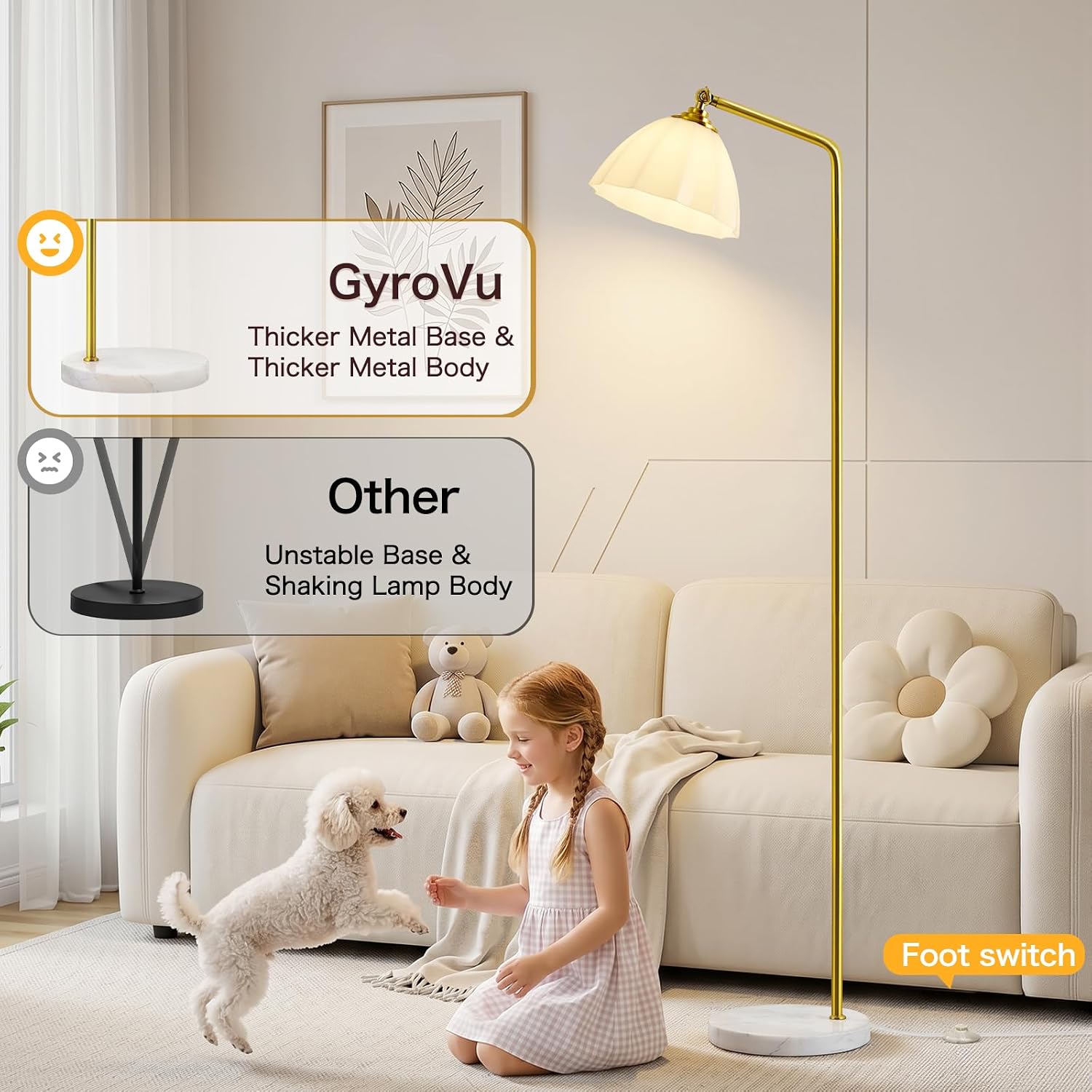 Detalle 2 de Floor lamp, 63-inch