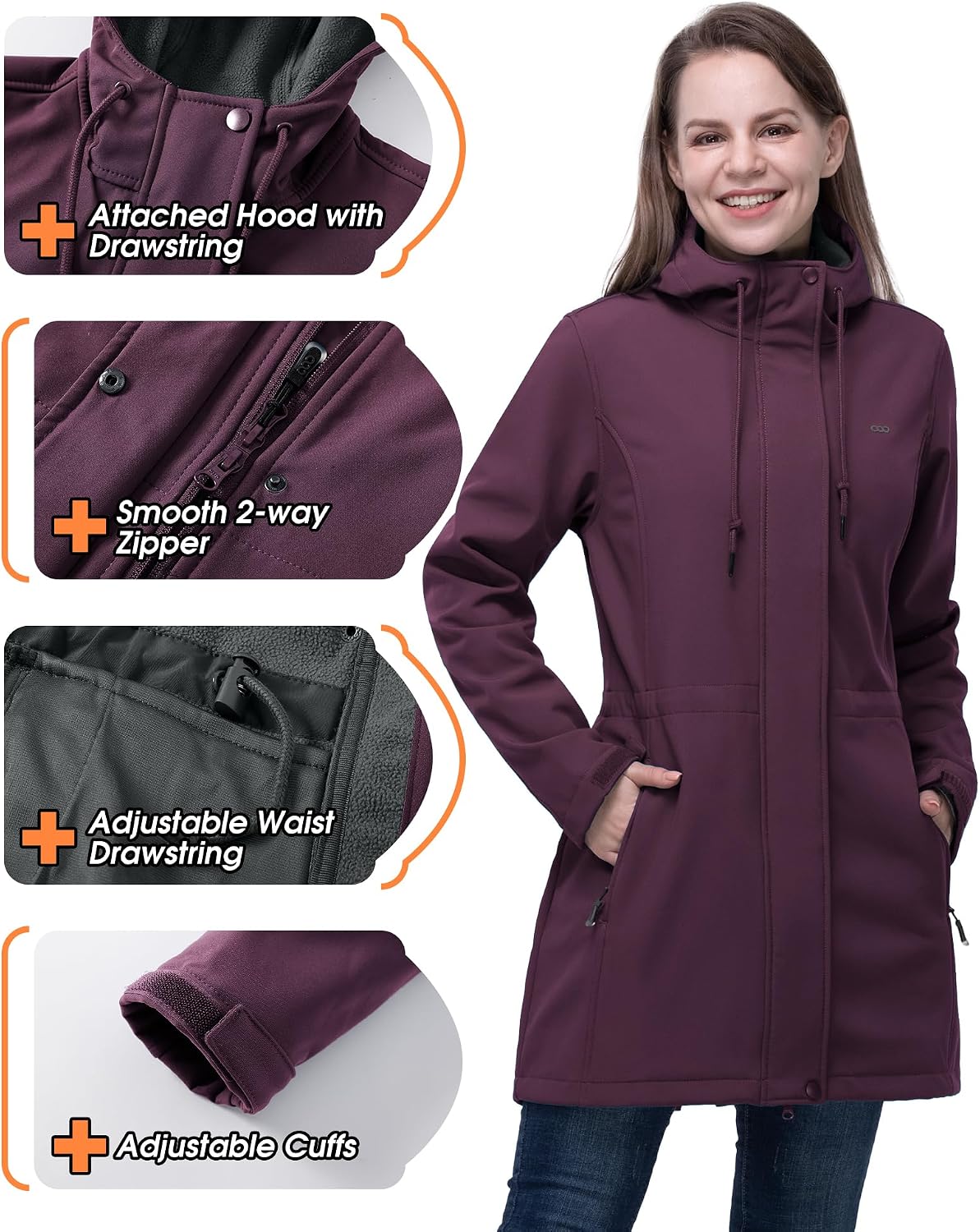 Detalle de 33,000ft softshell jacket 8000MM waterproof