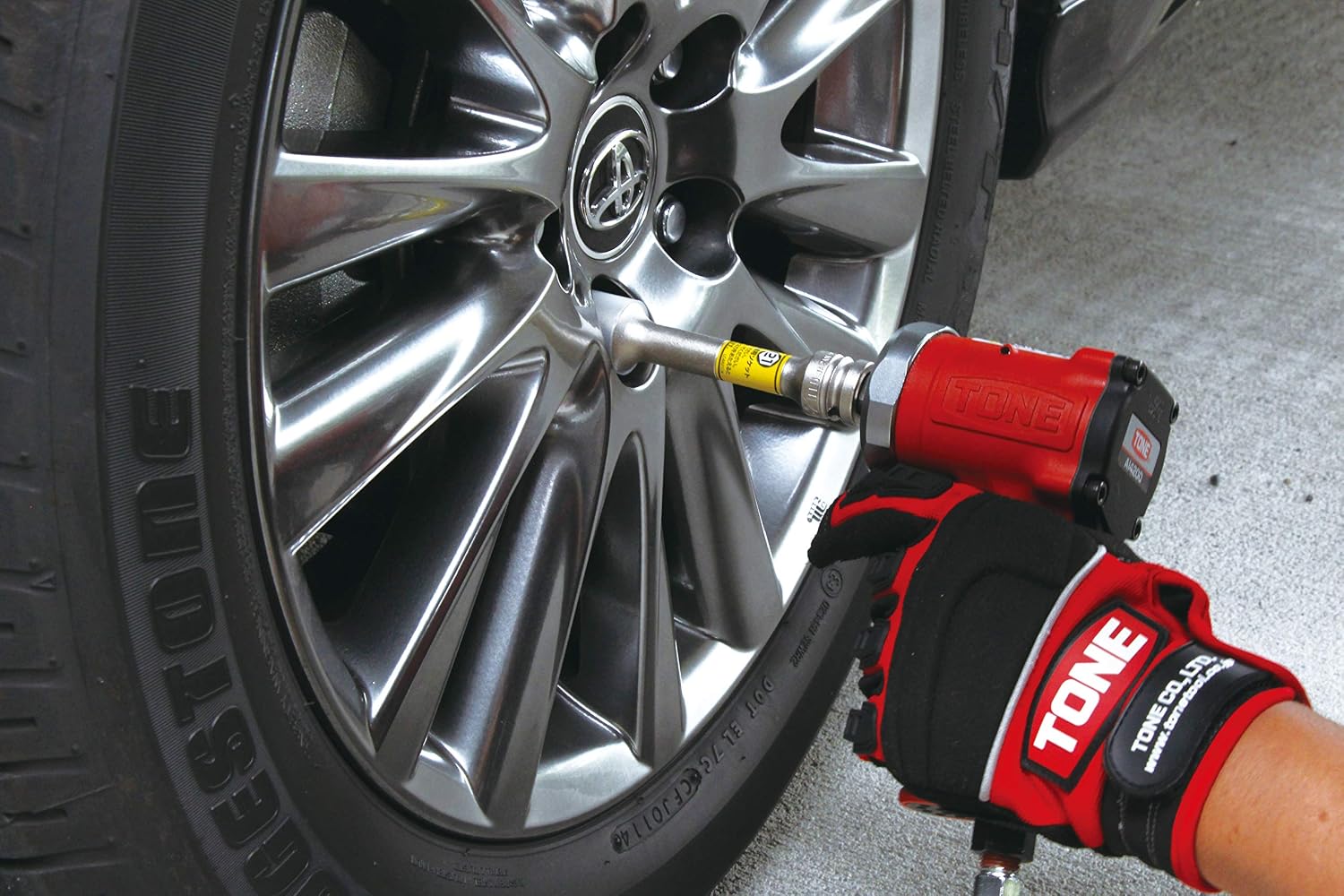 Detalle de トネ(TONE) 4AP-19LLN インパクト用薄形ロングホイルナットソケット 19mm