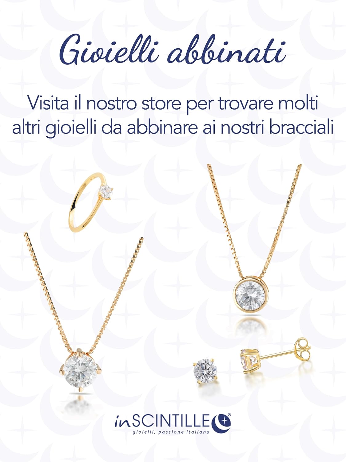 Thumbnail 6 de inSCINTILLE Bangle Bracciale Rigido in Acciaio Inossidabile – Confezione Regalo Inclusa