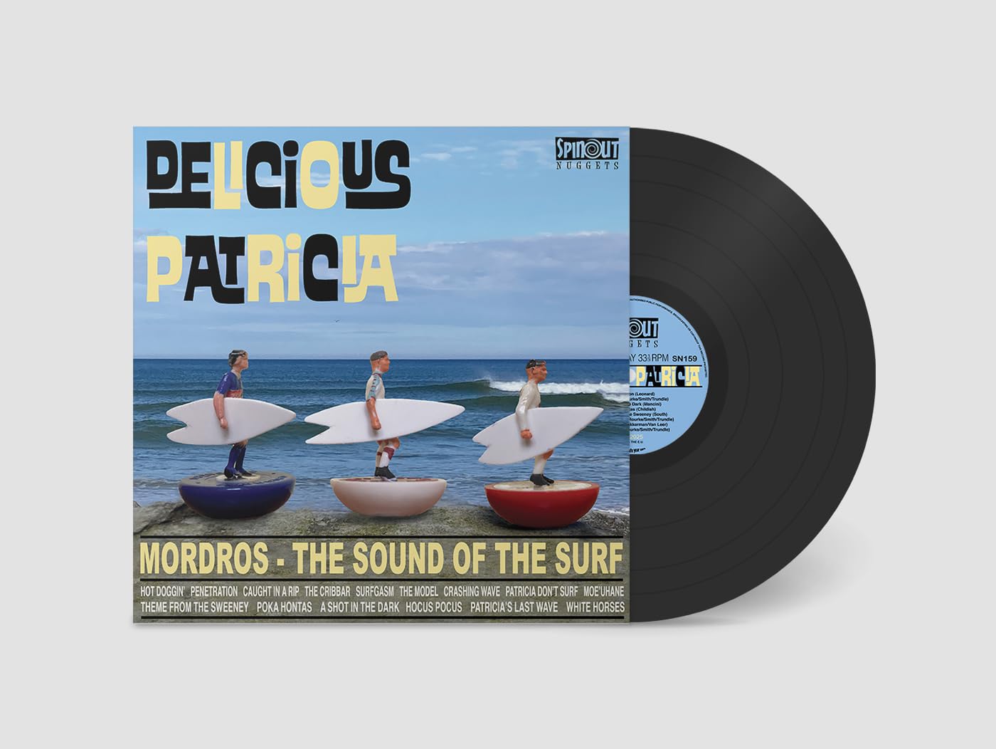 Detalle 2 de Mordros: The Sound Of The Surf Vinyl Album by Delicious Patricia