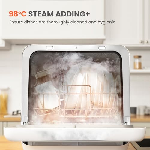 Detalle 2 de COMFEE' Table Top Dishwasher: Compact, no-plumbing countertop solution for singles & couples
