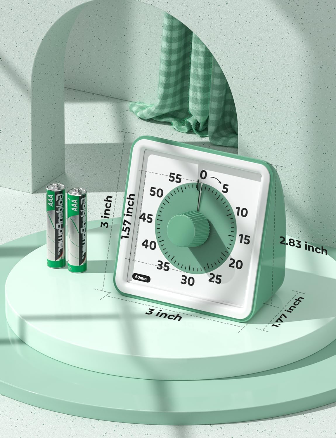 Thumbnail 6 de LIORQUE Visual Timer for Kids – 60 Minute Countdown Timer with Silent Operation for Classrooms & Cooking